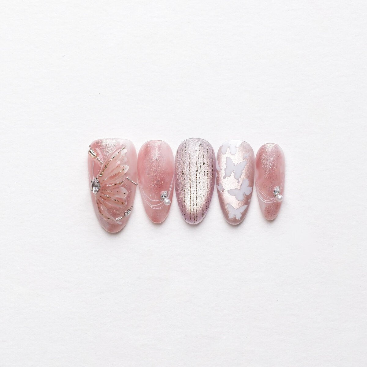 Dream Butterfly 3D Press-On Nails