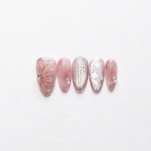 Dream Butterfly 3D Press-On Nails