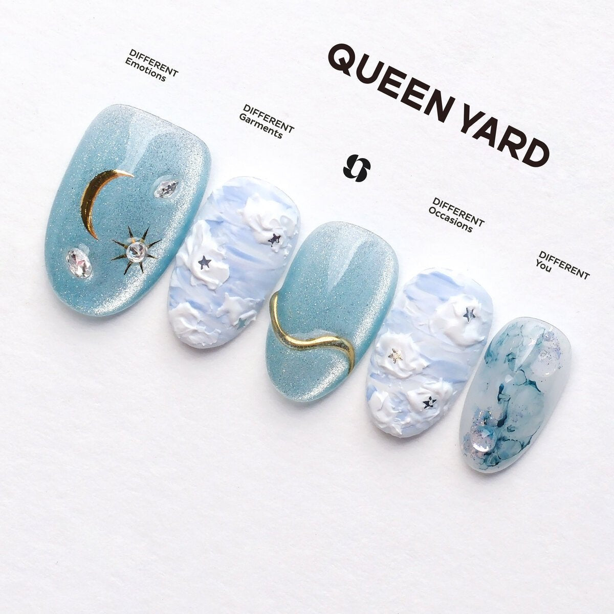 Dreamy Galaxy 3D Press-On Nails