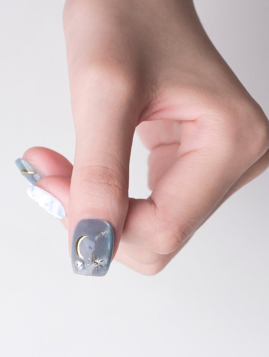 Dreamy Galaxy 3D Press-On Nails