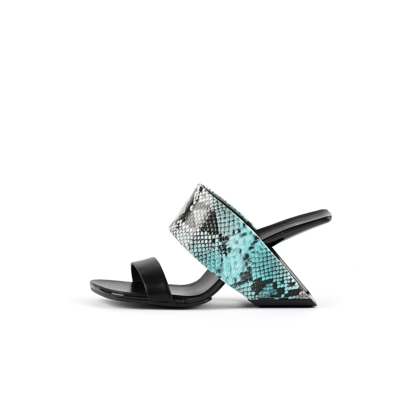 dreamy heel less mules all blue 1