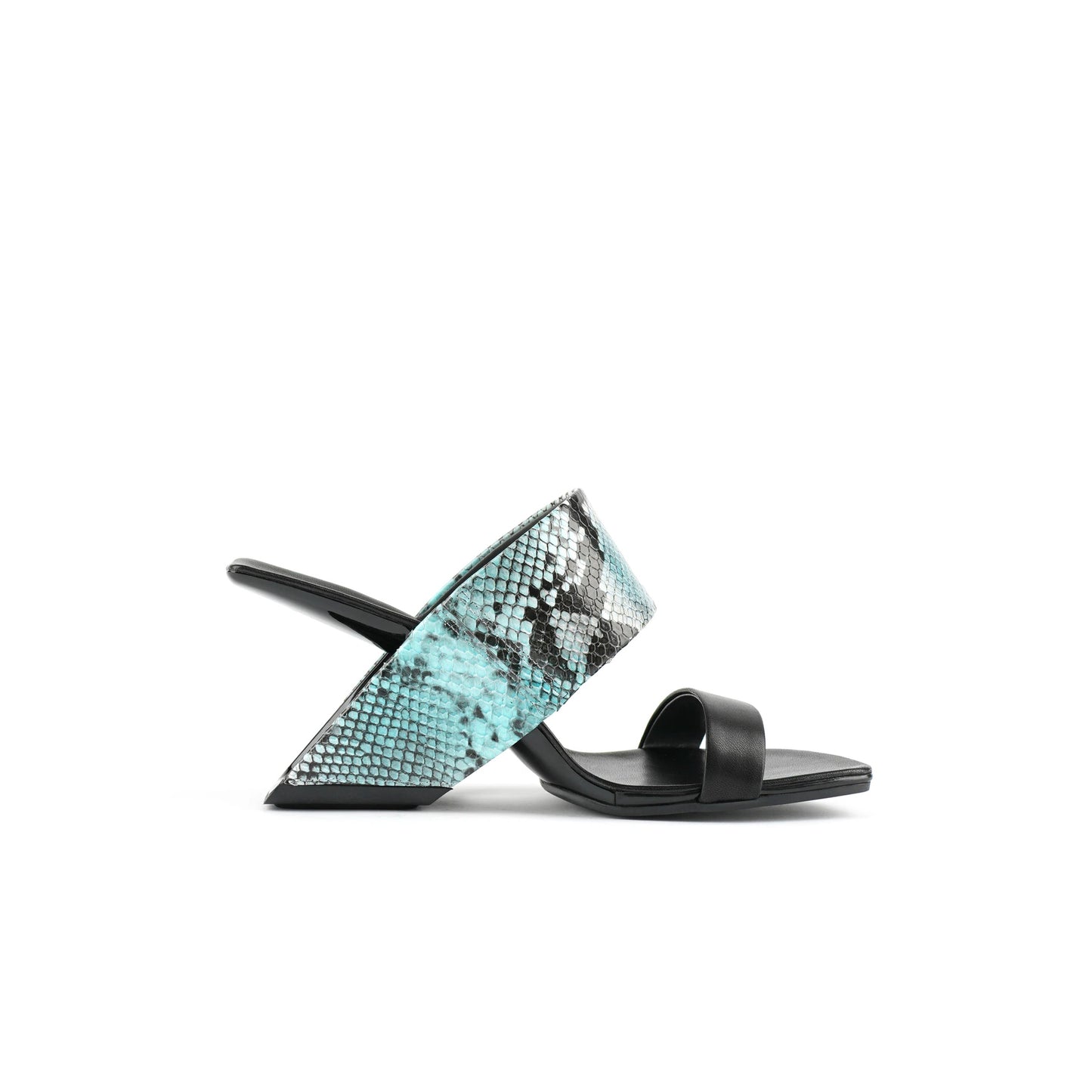 dreamy heel less mules all blue 3