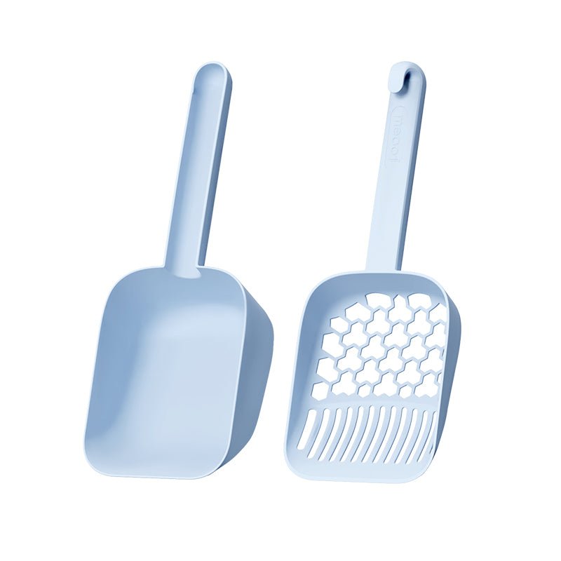 Dual - Zone Cat Litter Scoop & Waste Shovel Set
