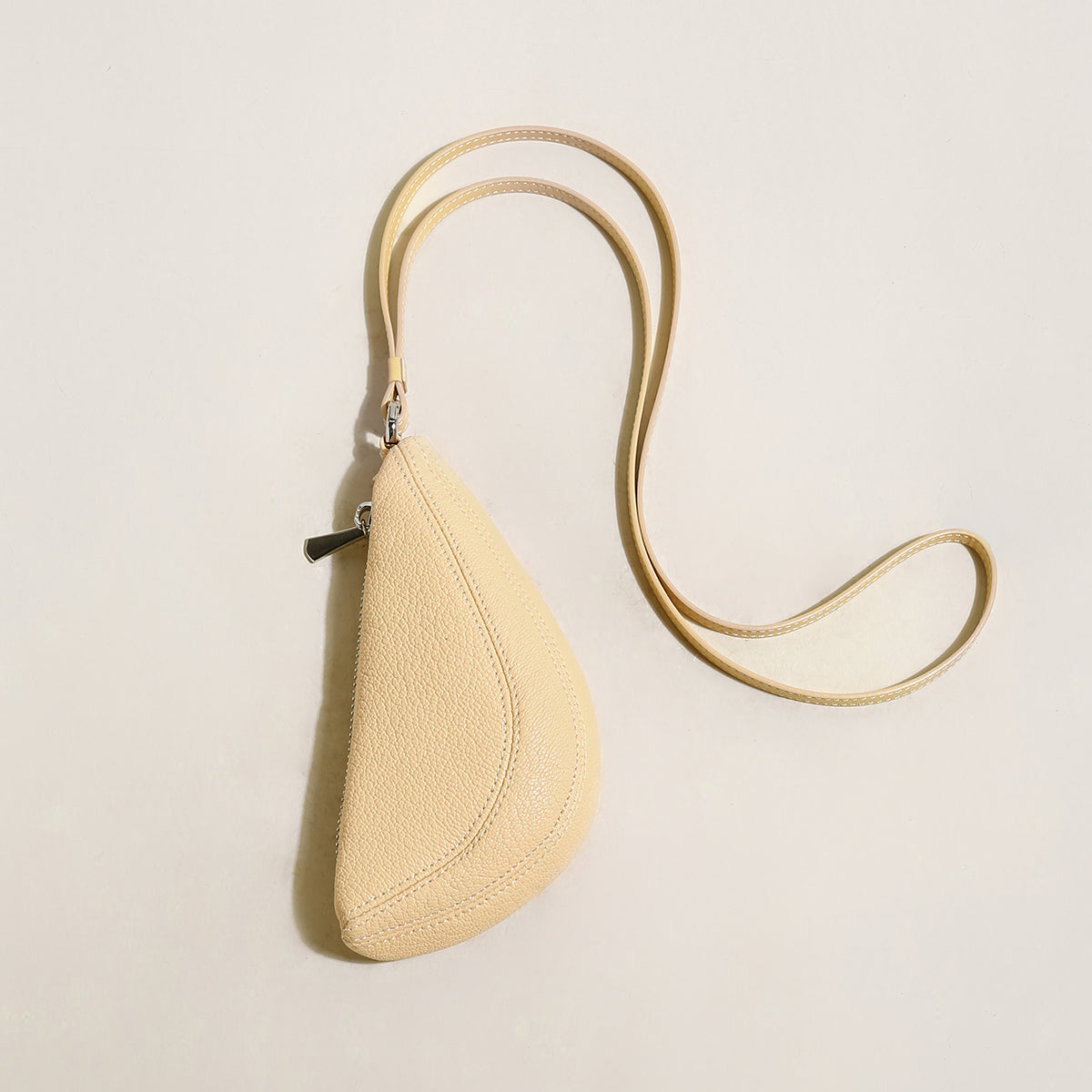 dumpling mini tie bag charm yellow 1