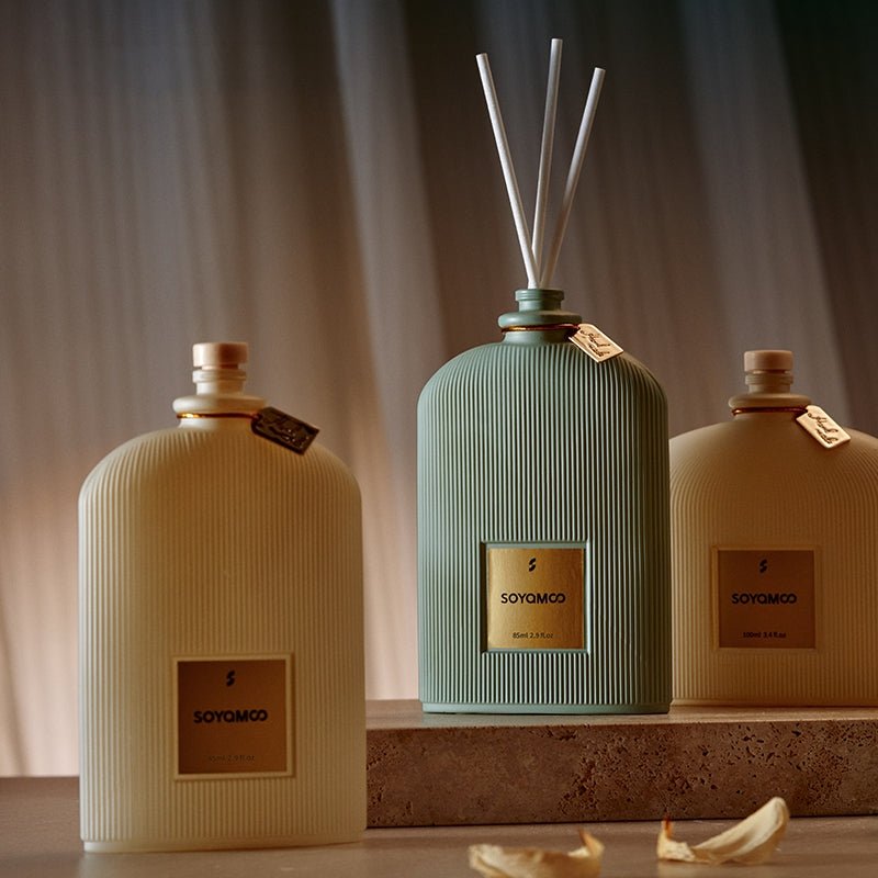 Ebony Bergamot Morandi Dream Wide Bottle Reed Diffuser