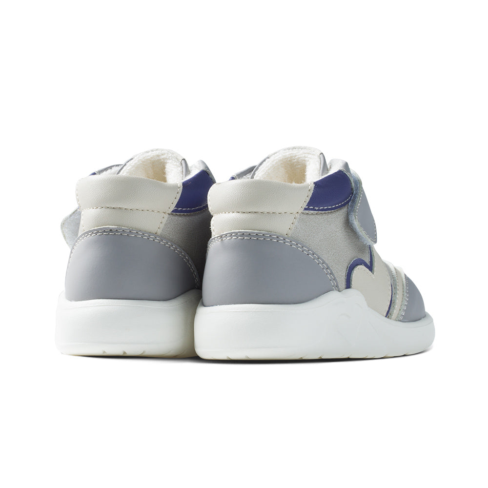 eirene soft sole non slip pre walker grey baby sneakers all grey 4