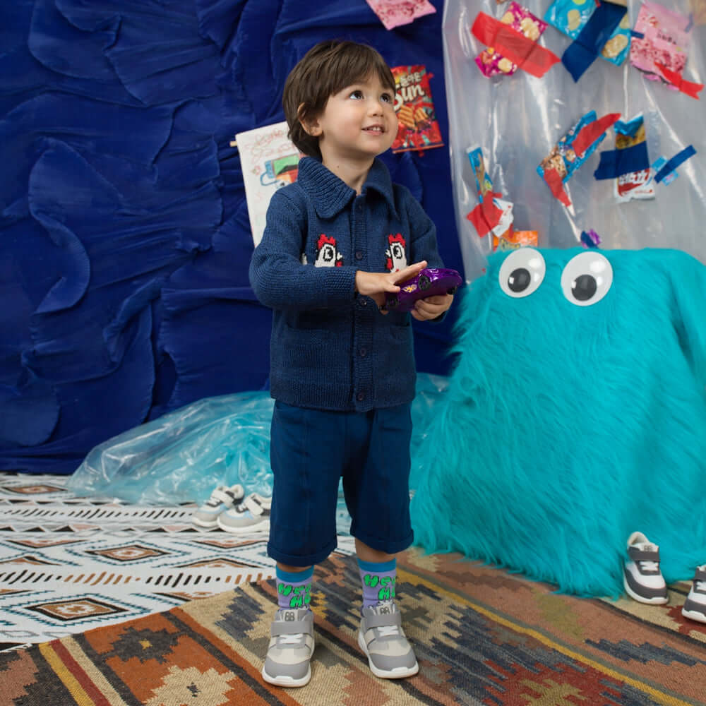 eirene soft sole non slip pre walker grey baby sneakers all grey 7