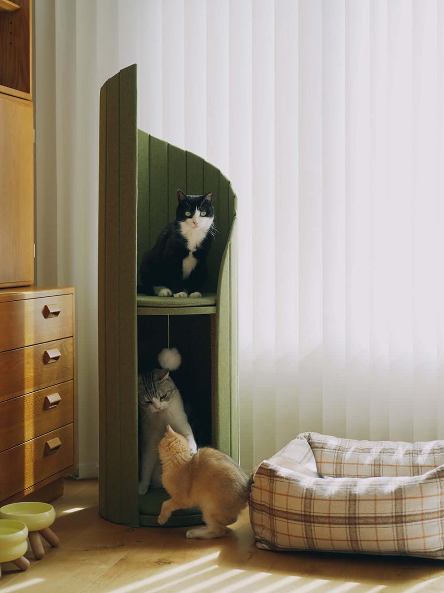 Elegant Cat Tower of Time Tree - 0cm