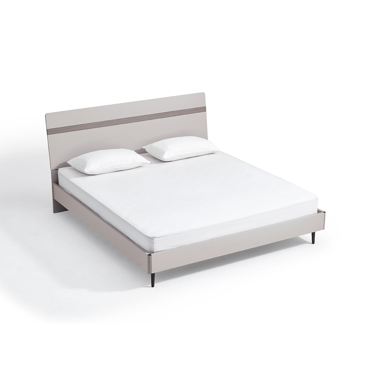 elegant grey bed with mattress set all grey 15