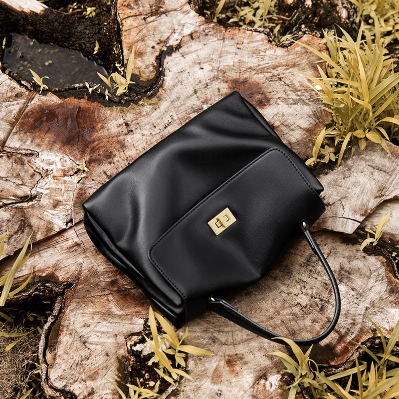 Elegant Leather Satchel Bag