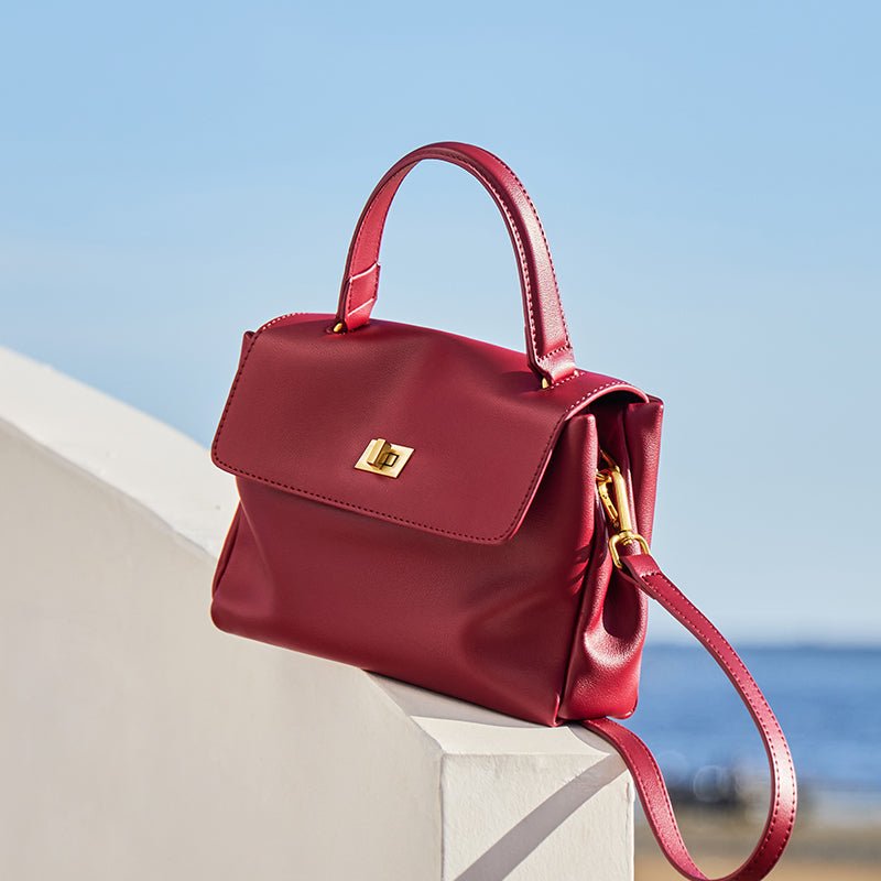 Elegant Leather Satchel Bag