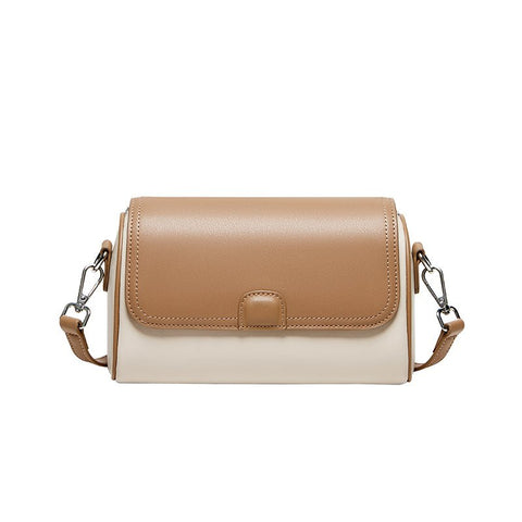Elena Apricot Flap Medium Shoulder Bag