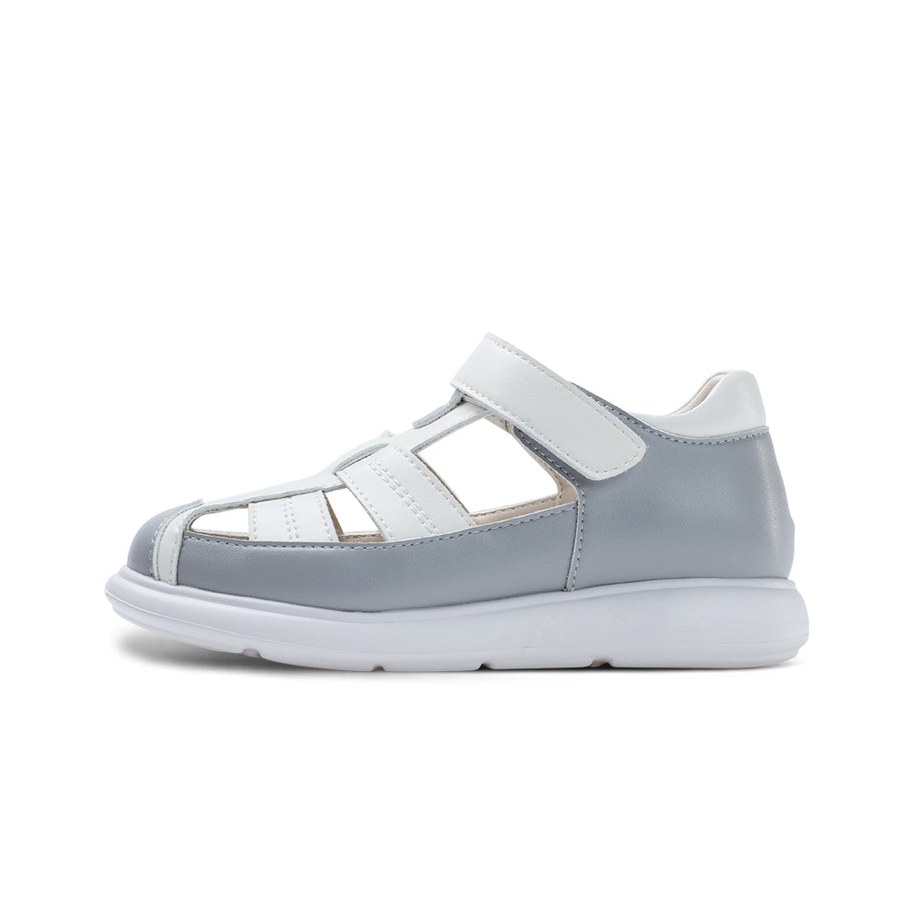 emmerson extra lightweight non slip kids sandals all white 1