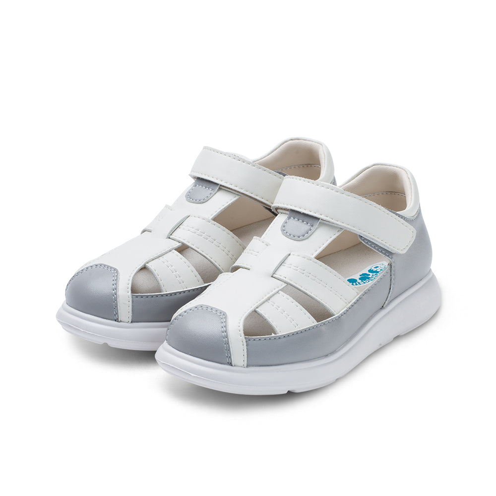 emmerson extra lightweight non slip kids sandals all white 2