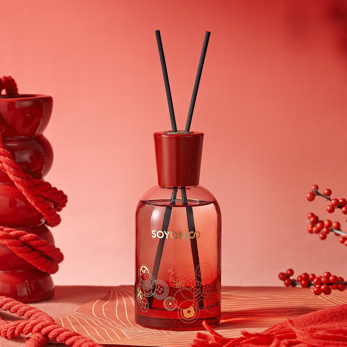 English Pear & Freesia Fortune Serpent Reed Diffuser – 330ml