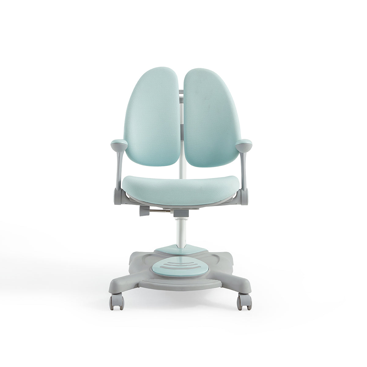 ergonomic chair with double back support for children blue 2