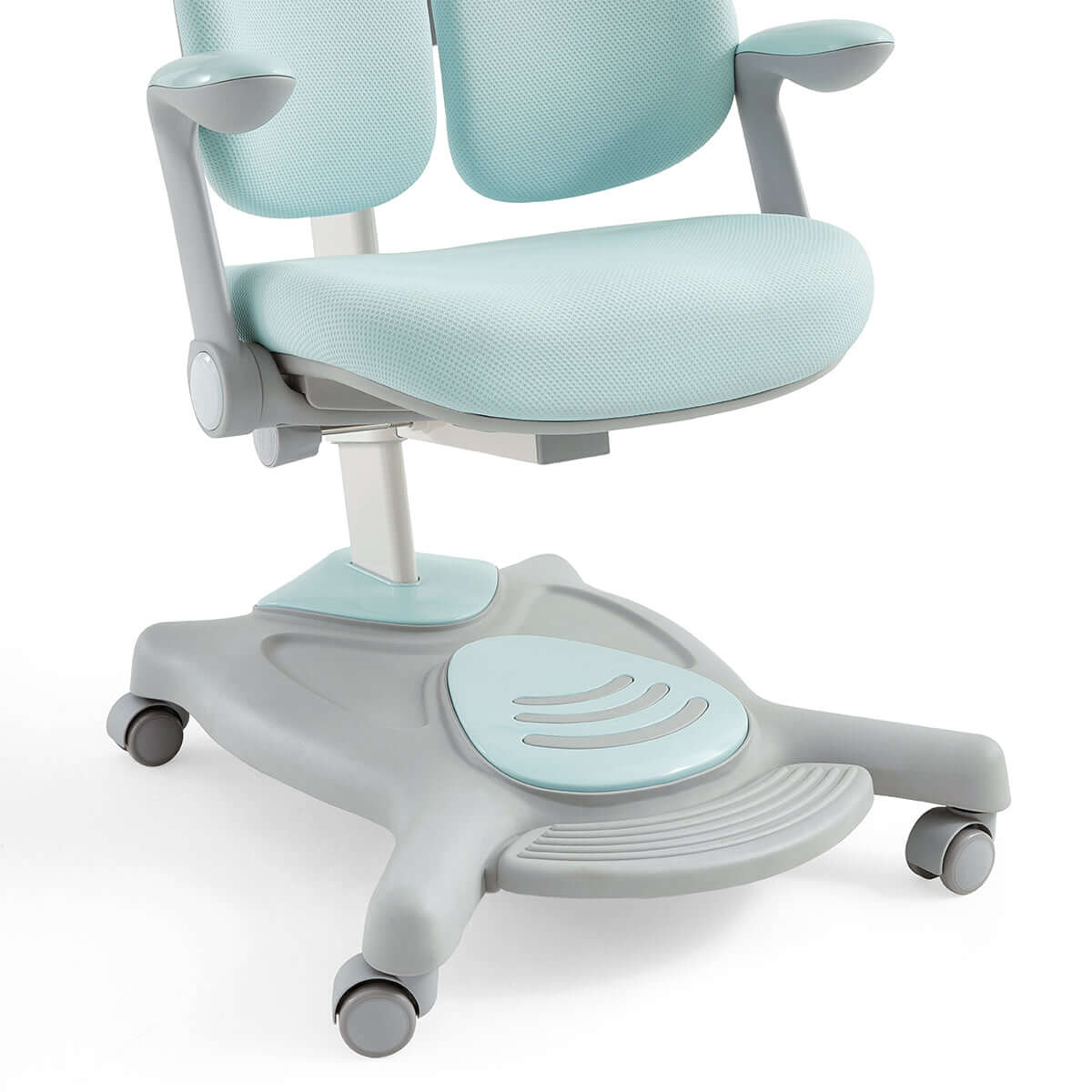 ergonomic chair with double back support for children blue 6