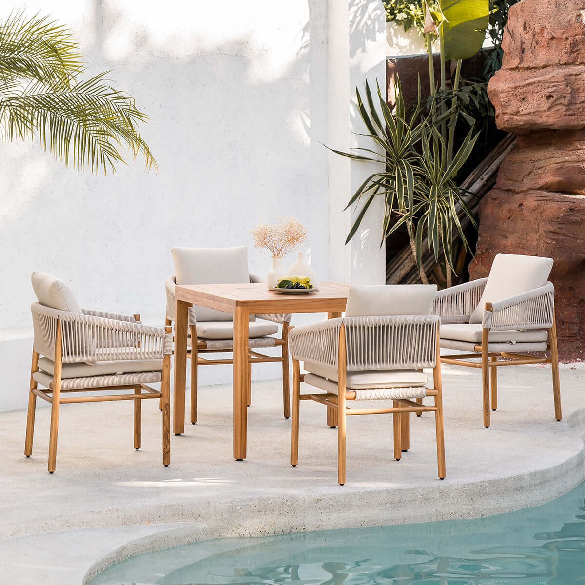 etimoe outdoor dining chair all 5