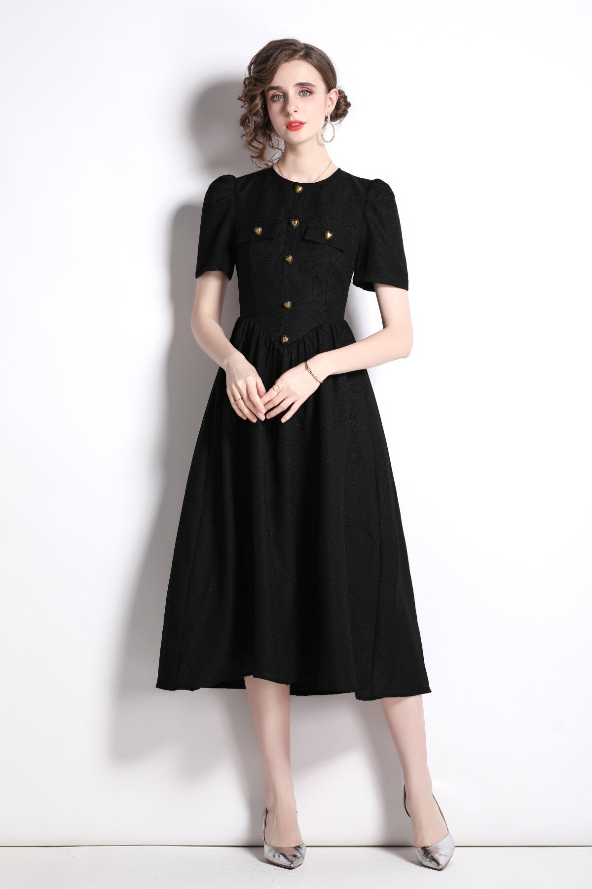 everyday elegant black dress all black 2