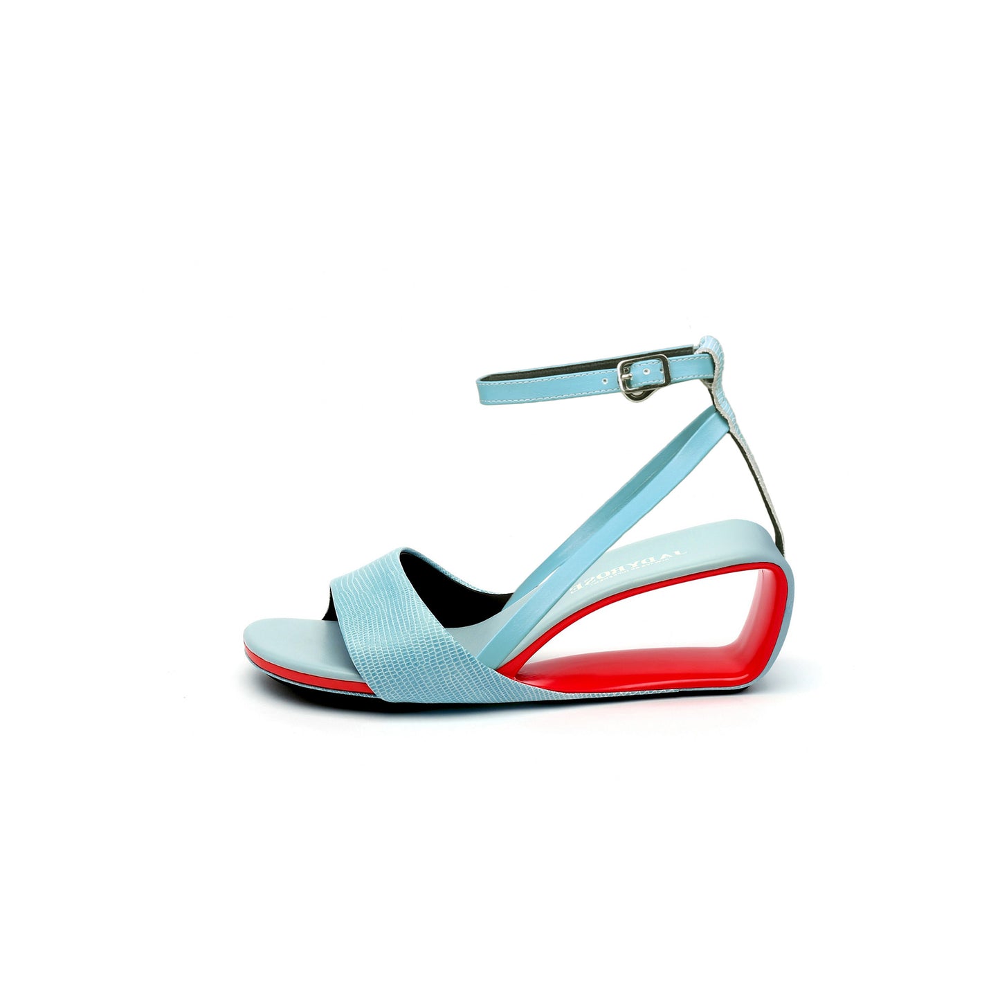 Expressionist Ankle Strap Hollow Sandals