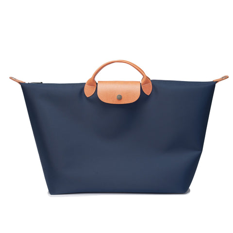Extra-Large Water-Resistant Nylon Travel Tote Bag – Convertible Weekender Laptop Bag with Luggage Sleeve