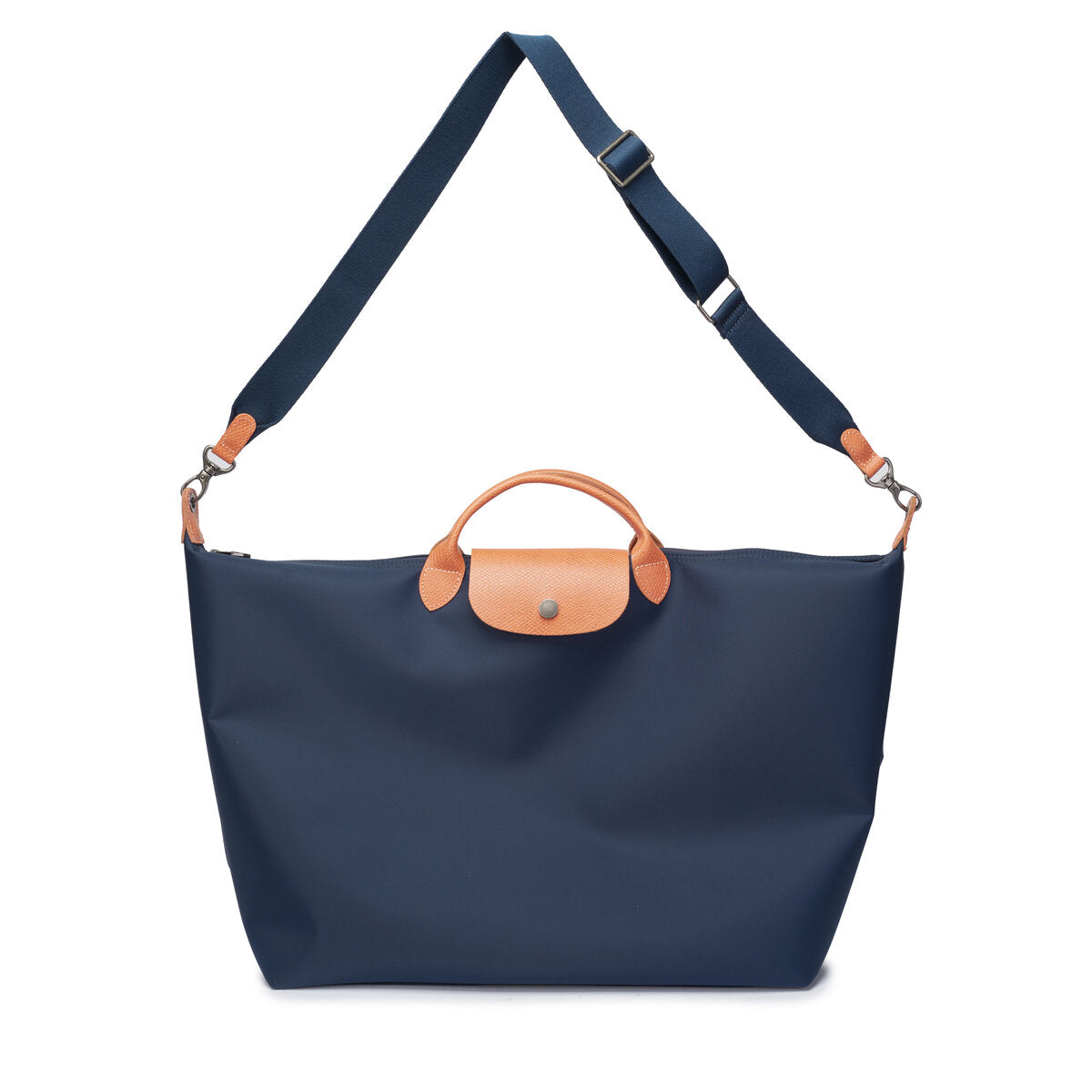 Extra-Large Water-Resistant Nylon Travel Tote Bag – Convertible Weekender Laptop Bag with Luggage Sleeve