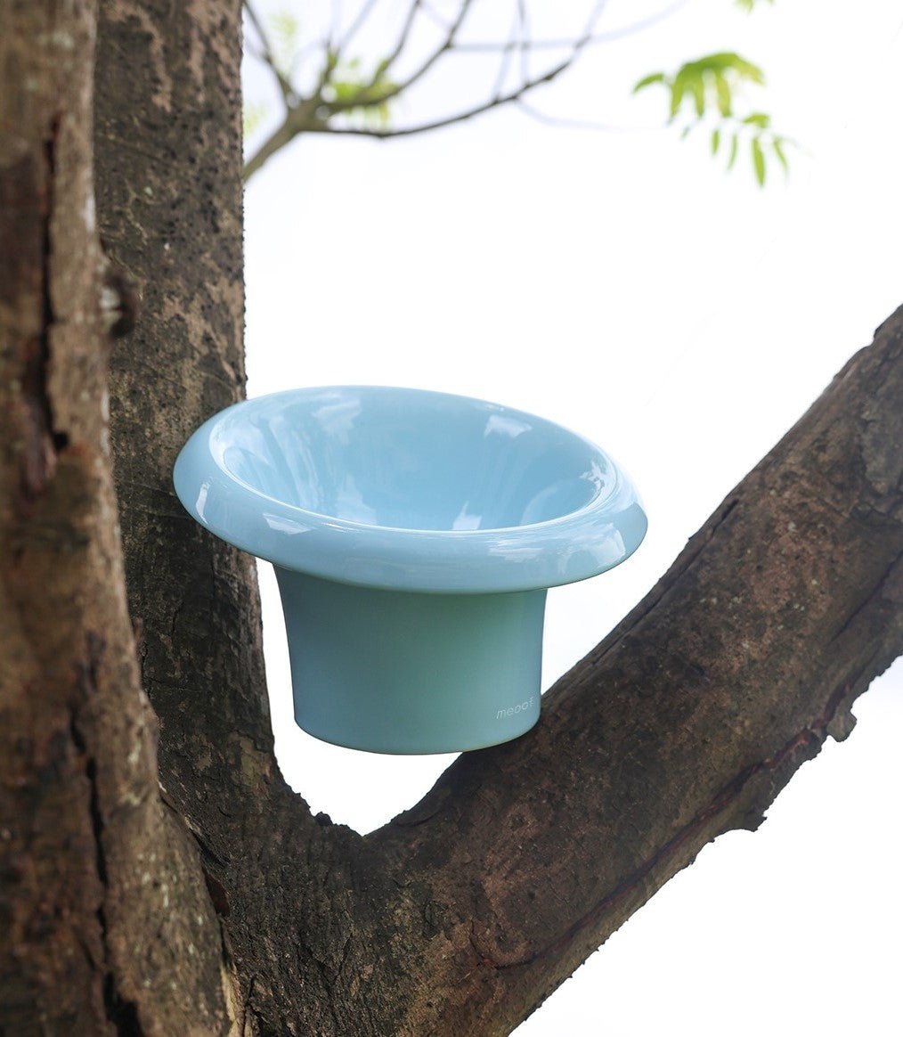 Fafa Elevated Ceramic Pet Bowl