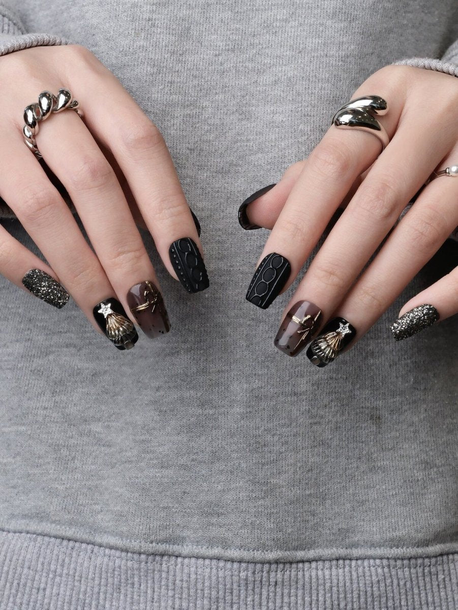 Fantasy Christmas 3D Press-On Nails