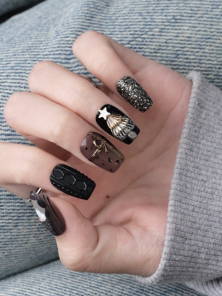 Fantasy Christmas 3D Press-On Nails