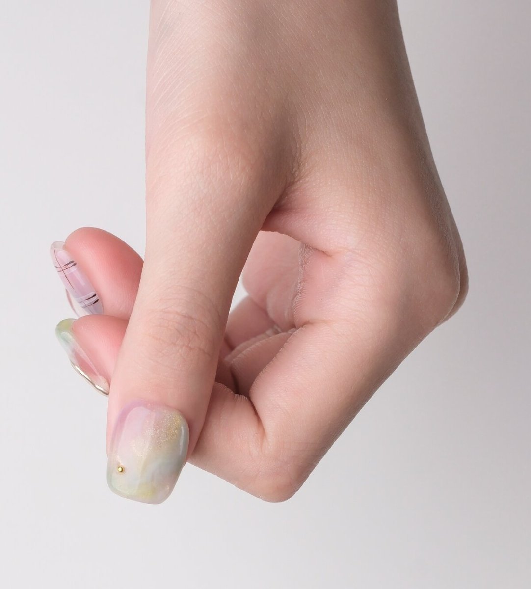 Feather Jasmine 3D Press-On Nails