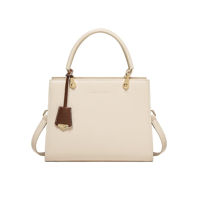 Felicity Leather Top Handle Work Tote Bag