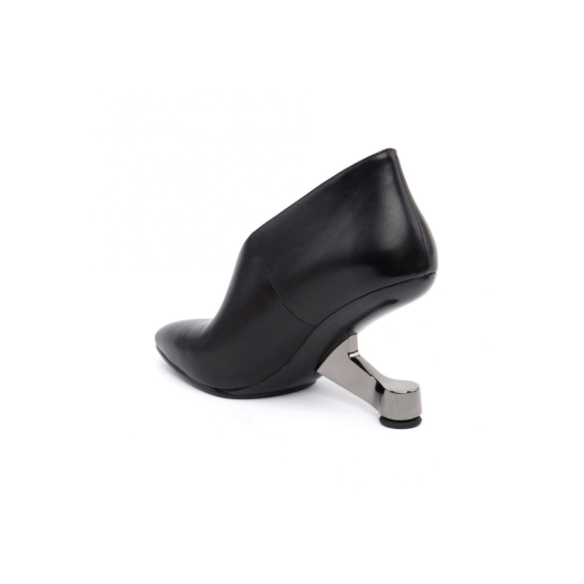 femme fatale leather pumps all black 3