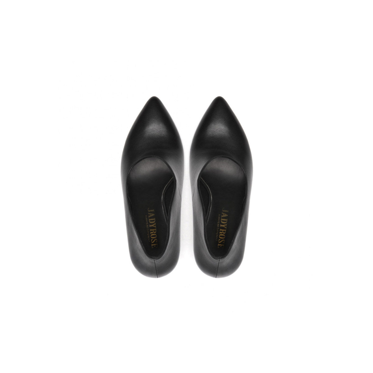 femme fatale leather pumps all black 6