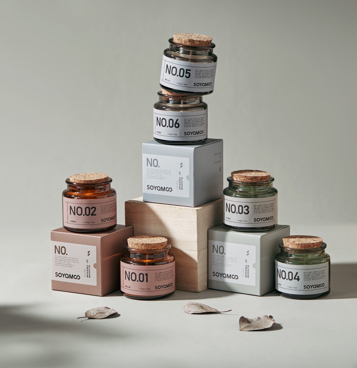 Fireside Glow Apothecary Glass Jar Candle