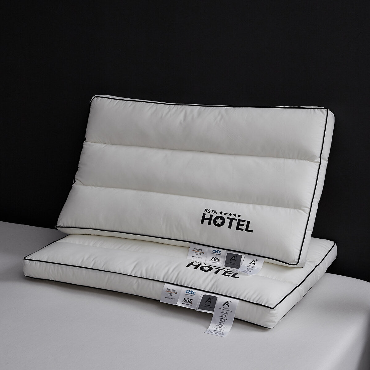 100% Cotton Five Star Hotel Pillow 2 Pack Set