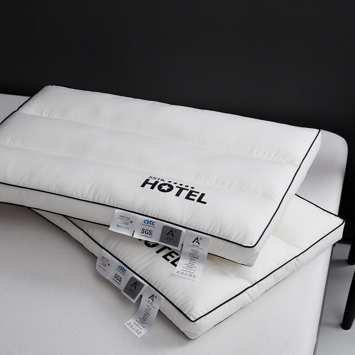 100% Cotton Five Star Hotel Pillow 2 Pack Set