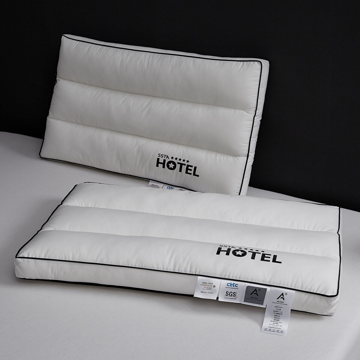 100% Cotton Five Star Hotel Pillow 2 Pack Set