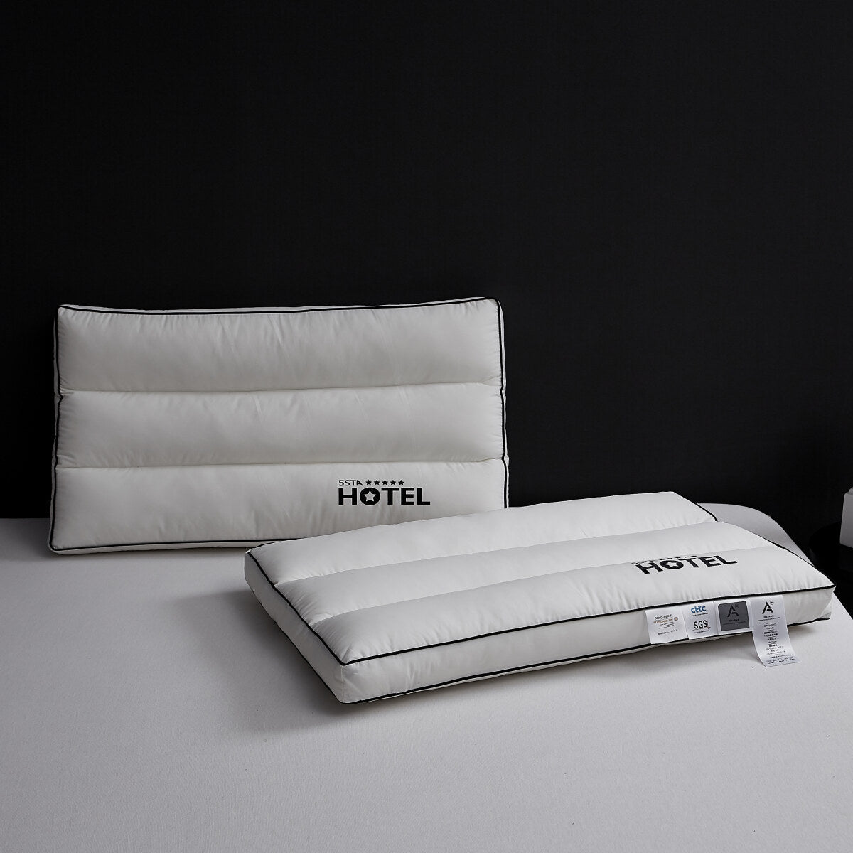 100% Cotton Five Star Hotel Pillow 2 Pack Set