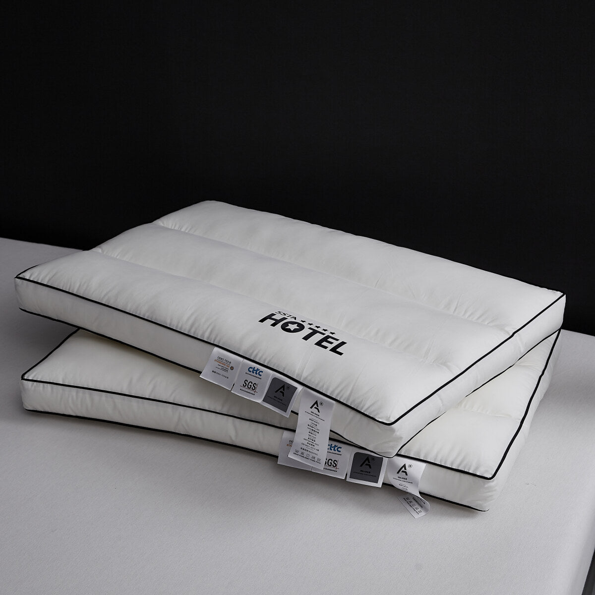 100% Cotton Five Star Hotel Pillow 2 Pack Set