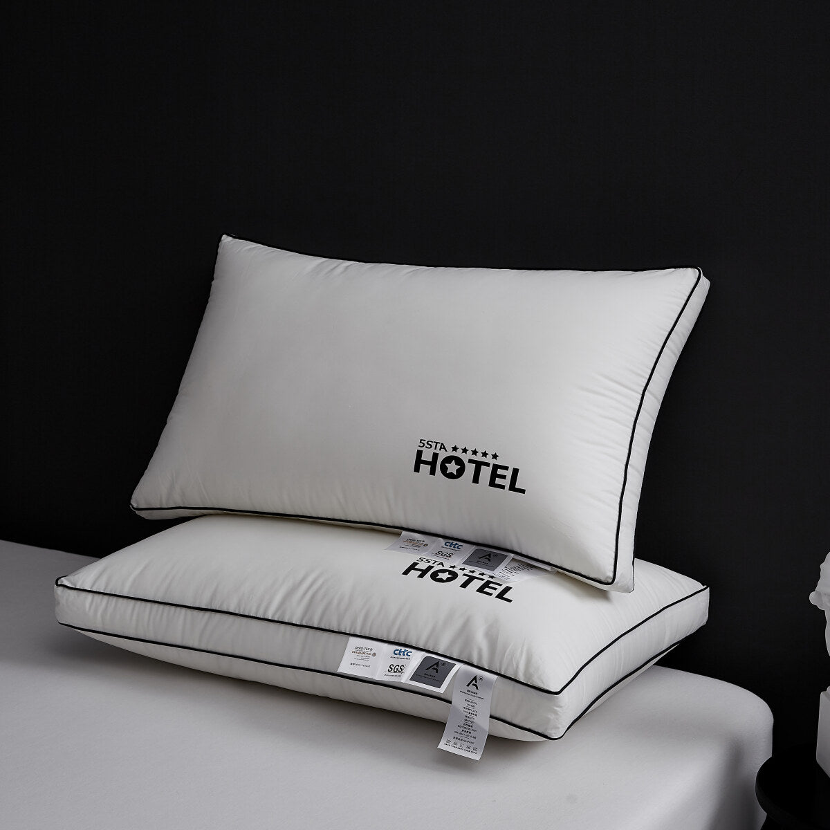 100% Cotton Five Star Hotel Pillow 2 Pack Set