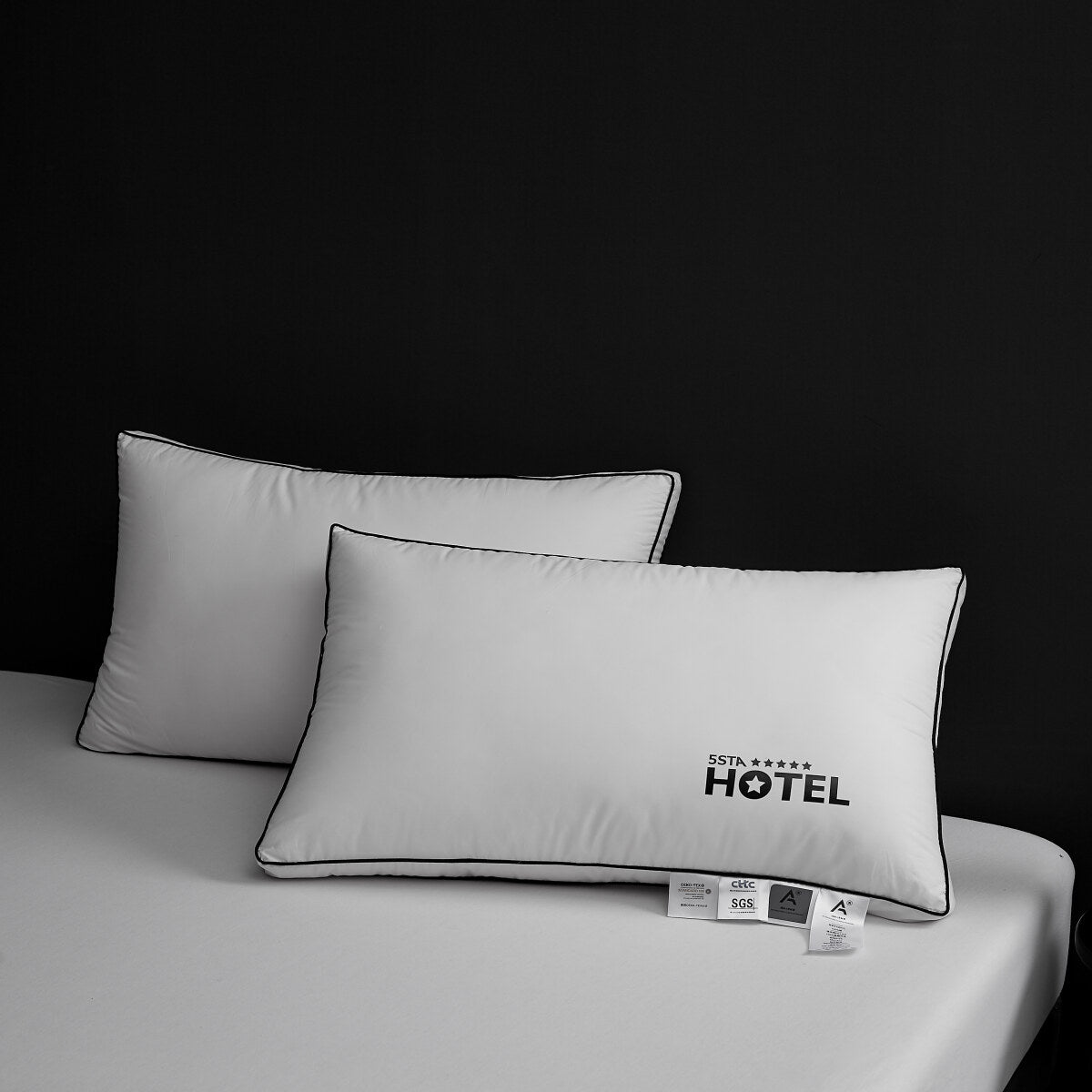 100% Cotton Five Star Hotel Pillow 2 Pack Set