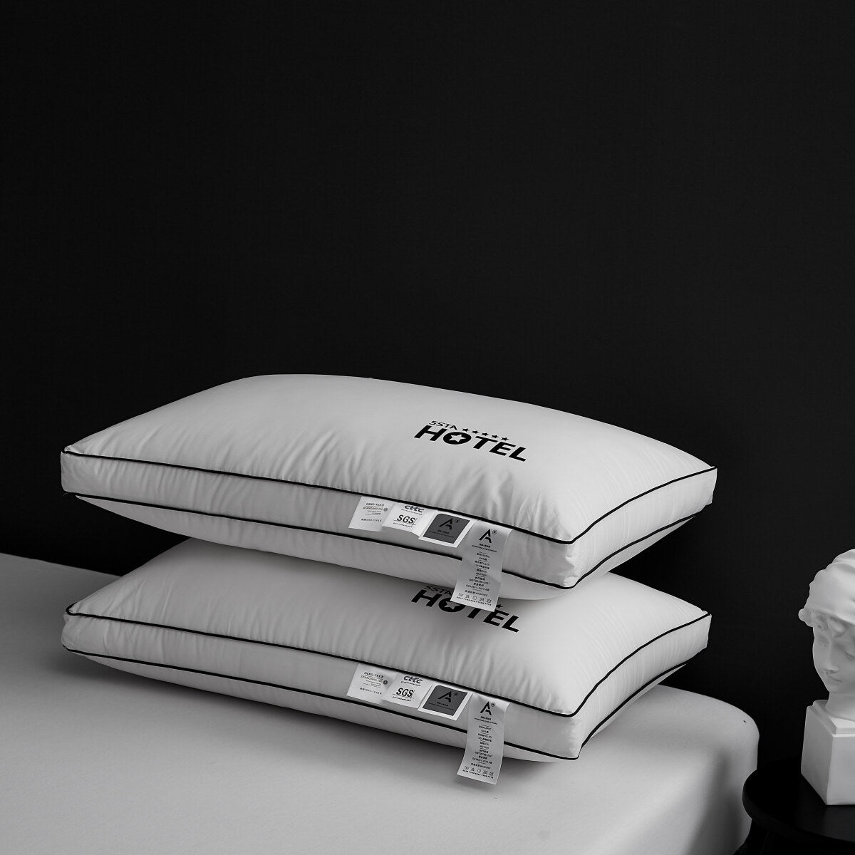 100% Cotton Five Star Hotel Pillow 2 Pack Set