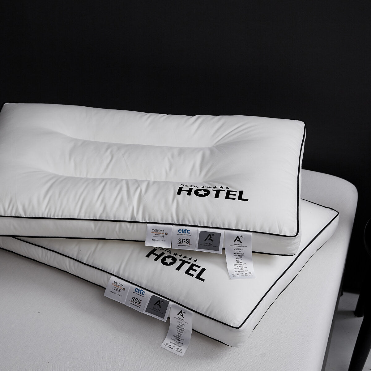 100% Cotton Five Star Hotel Pillow 2 Pack Set