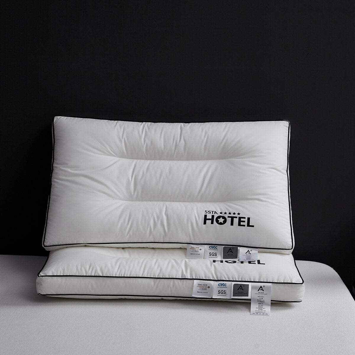 100% Cotton Five Star Hotel Pillow 2 Pack Set