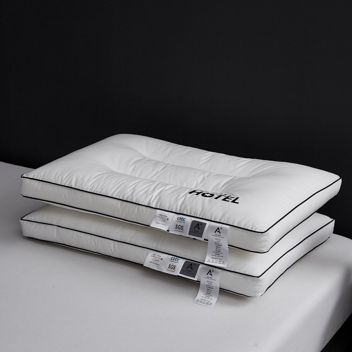 100% Cotton Five Star Hotel Pillow 2 Pack Set