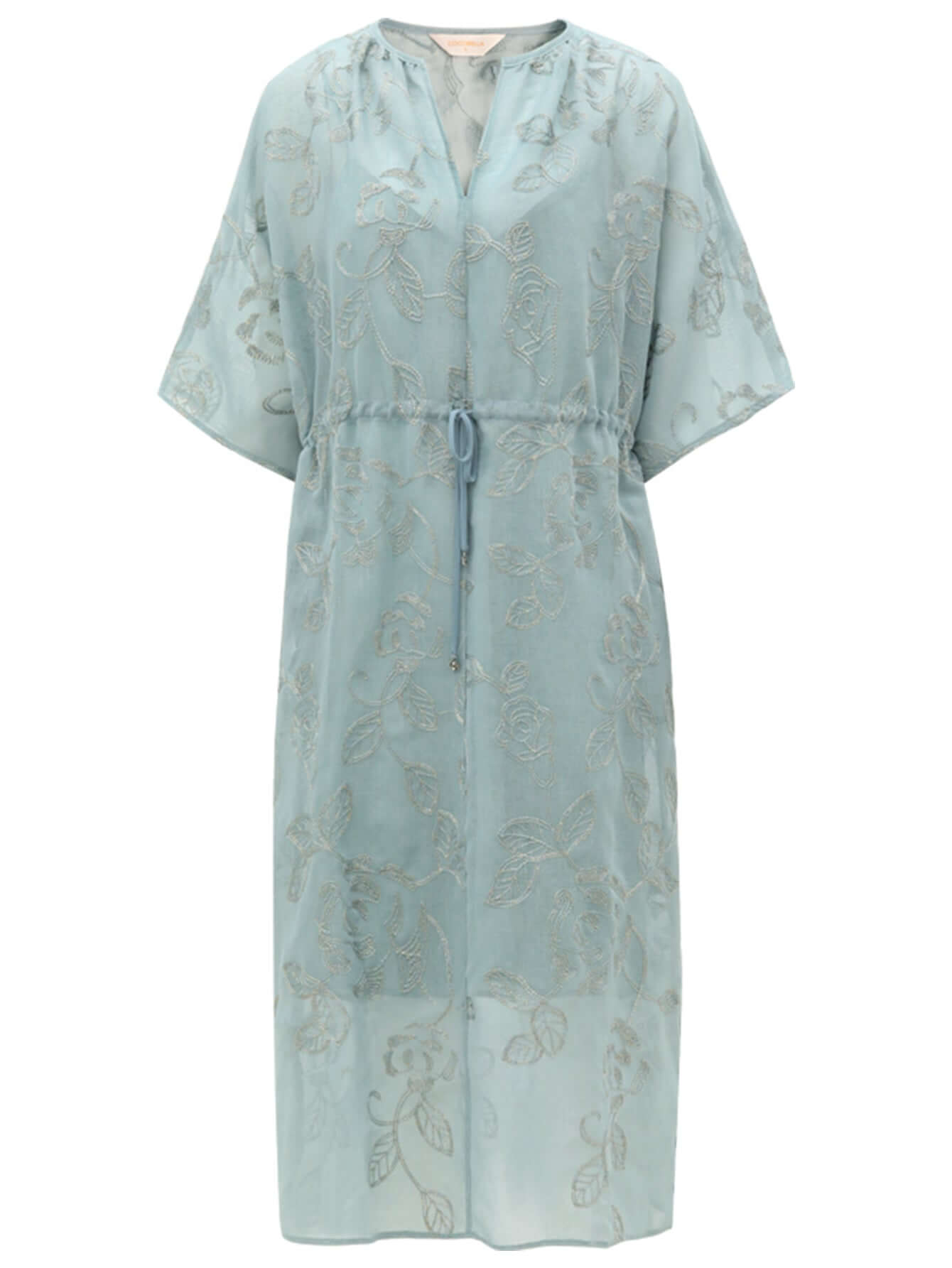 flimsy sheer blue two piece dress all blue 4