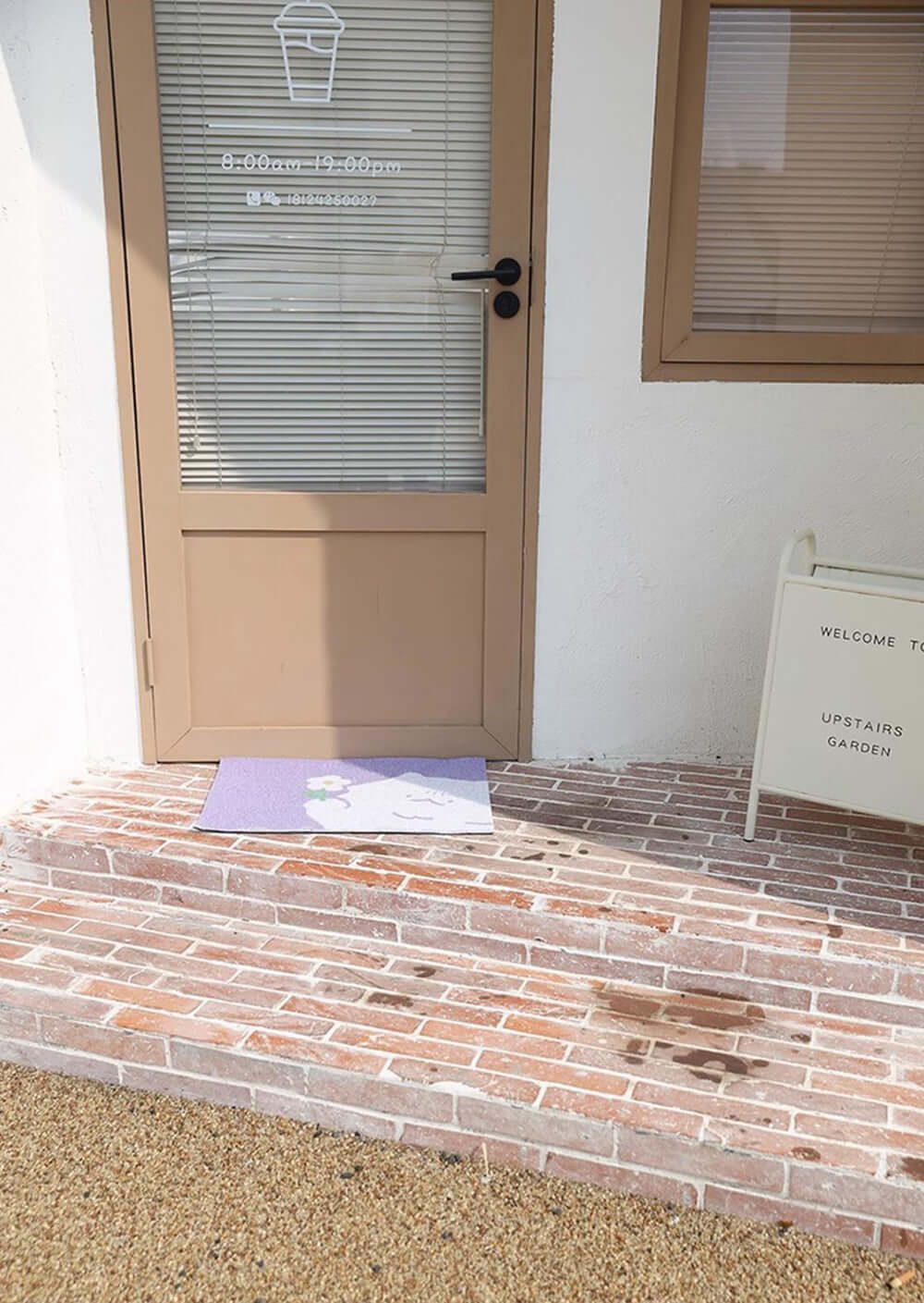 flower cat litter mat lavender 3