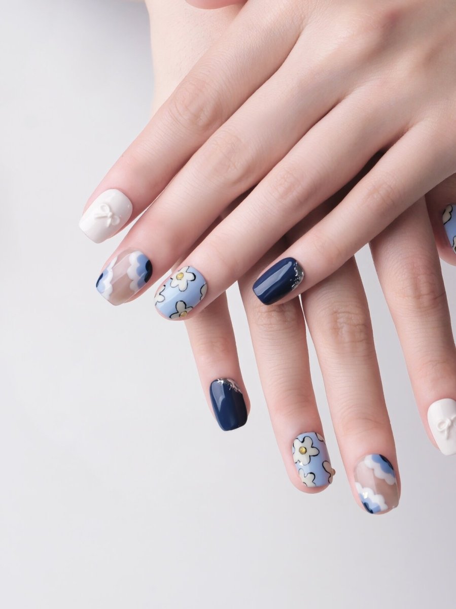 Flower Whisper 3D Press-On Nails