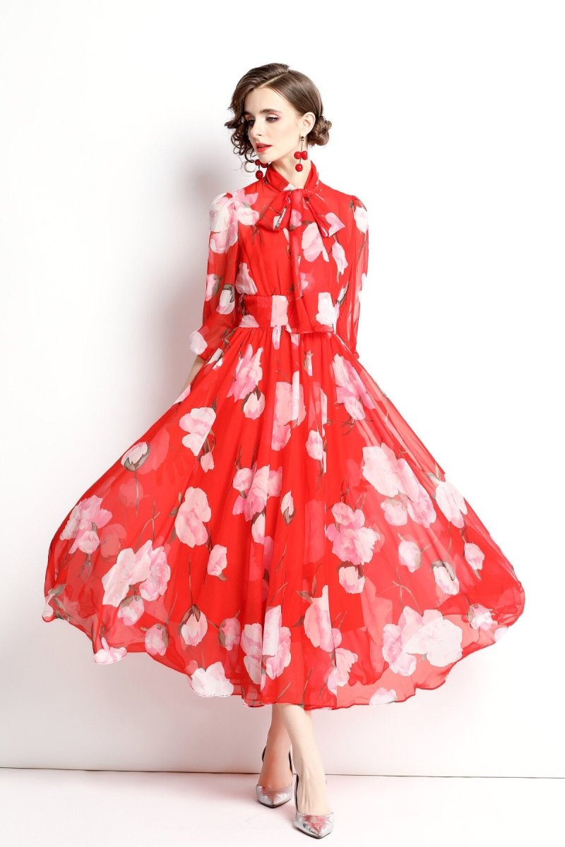 flowy - floral - chiffon - vacation - dress_all_red_3.jpg