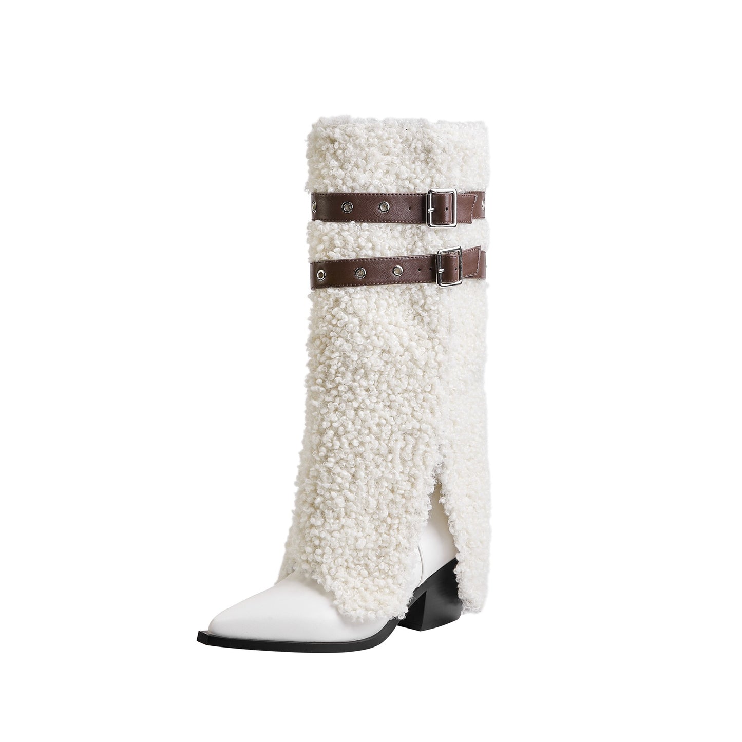fluffy-white-panel-knee-high-boots-with-leather-buckles_all_white_3.jpg
